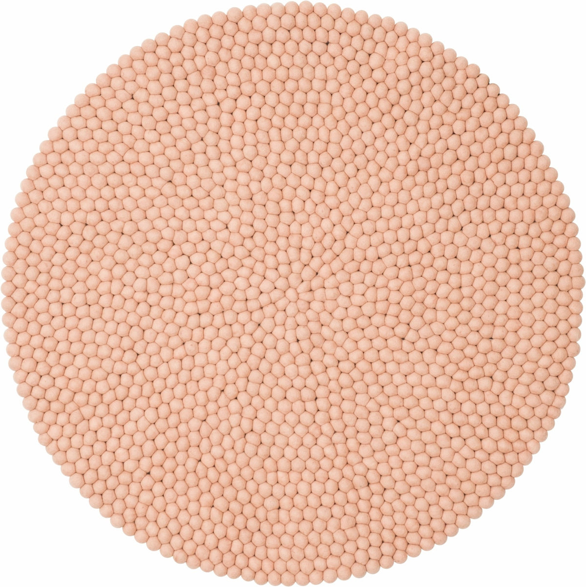 Tapis à boules de feutre rose 90 cm Merle - myfelt - The Cool Republic