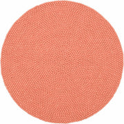 Tapis à boules de feutre saumon 120 cm Lea - myfelt - The Cool Republic