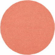 Tapis à boules de feutre saumon 250 cm Lea - myfelt - The Cool Republic