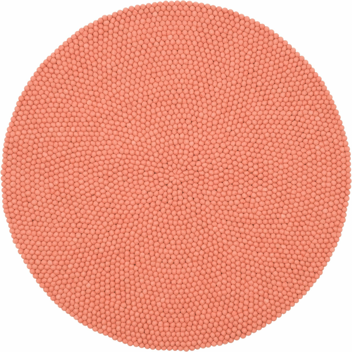 Tapis à boules de feutre saumon 300 cm Lea - myfelt - The Cool Republic