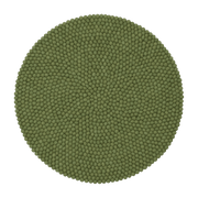 Tapis à boules de feutre vert 50 cm Kaspar - myfelt - The Cool Republic