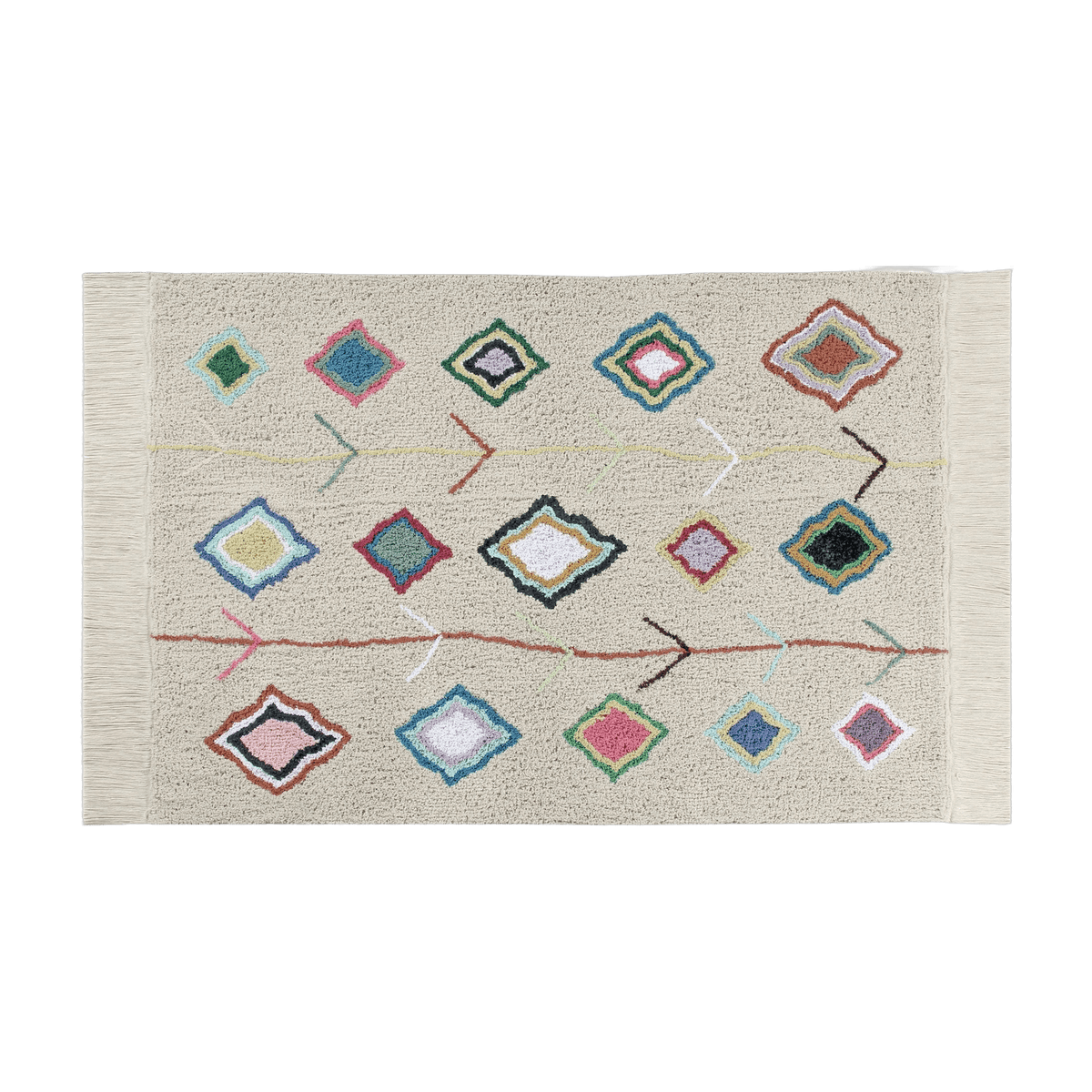 Tapis à motif multicolore 200x140 cm Kaarol - Lorena Canals - The Cool Republic