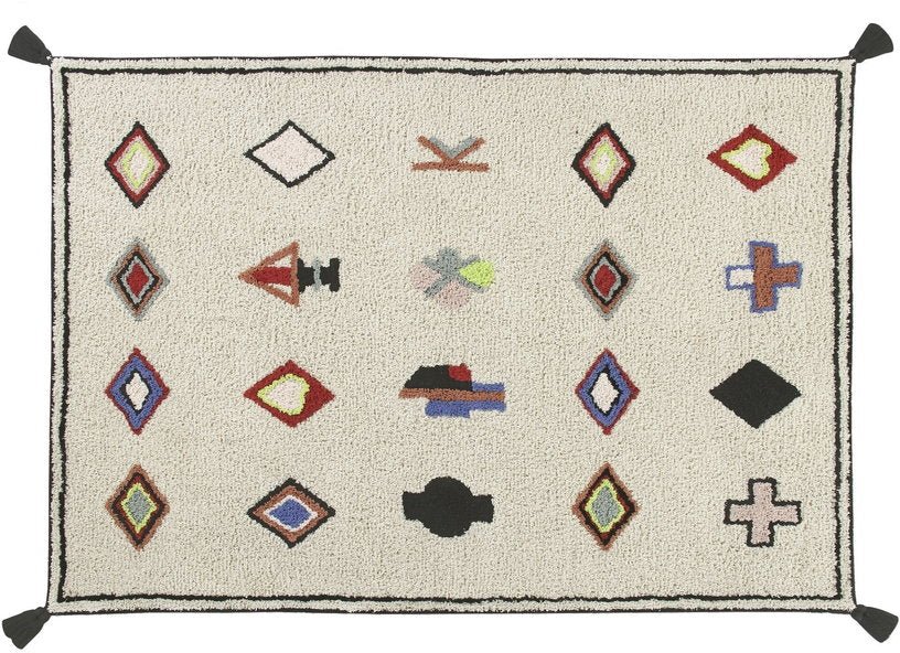 Tapis à motif multicolore 200x140 cm Naador - Lorena Canals - The Cool Republic