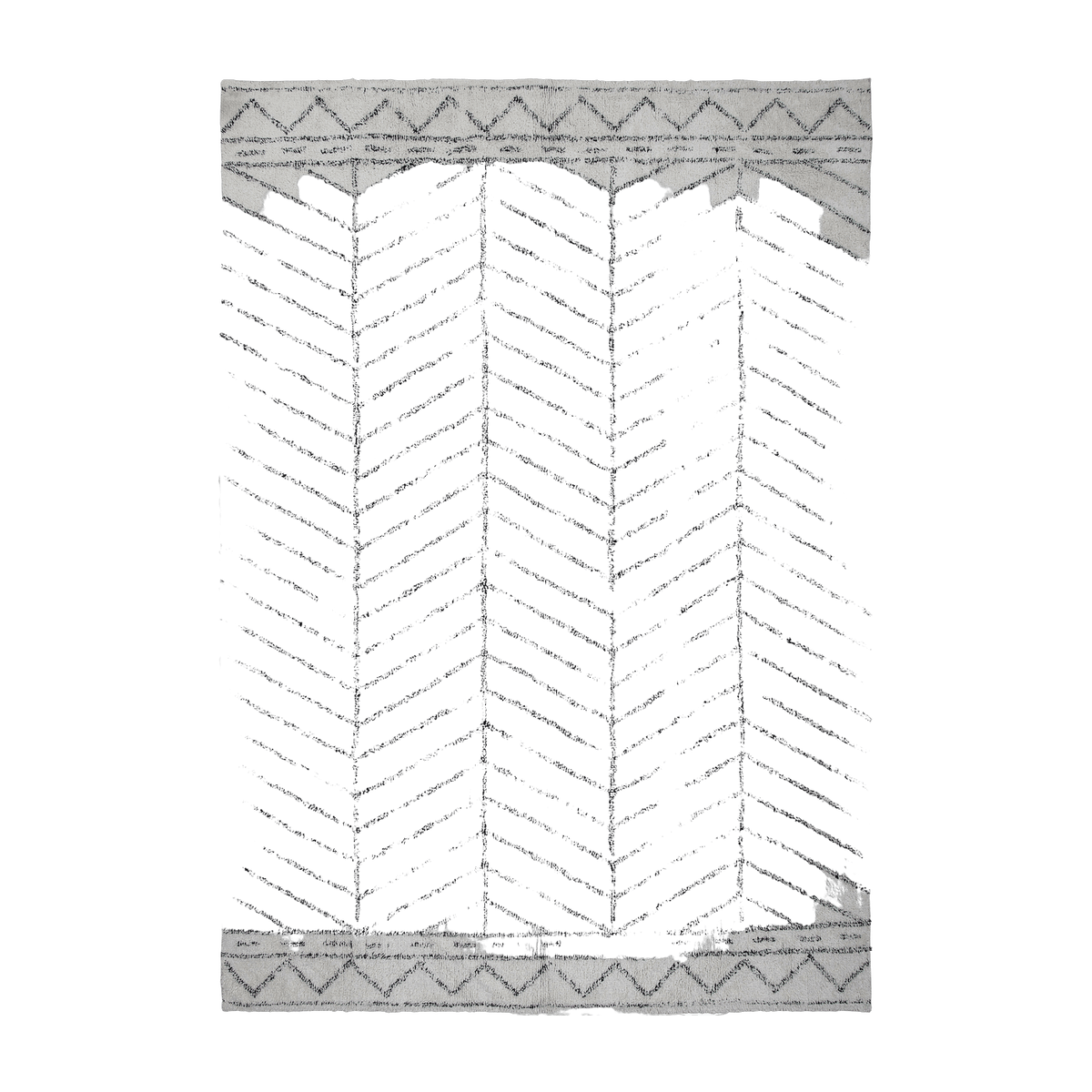 Cotton patterned carpet 300 x 200 cm Oivia - Bloomingville - The Cool Republic