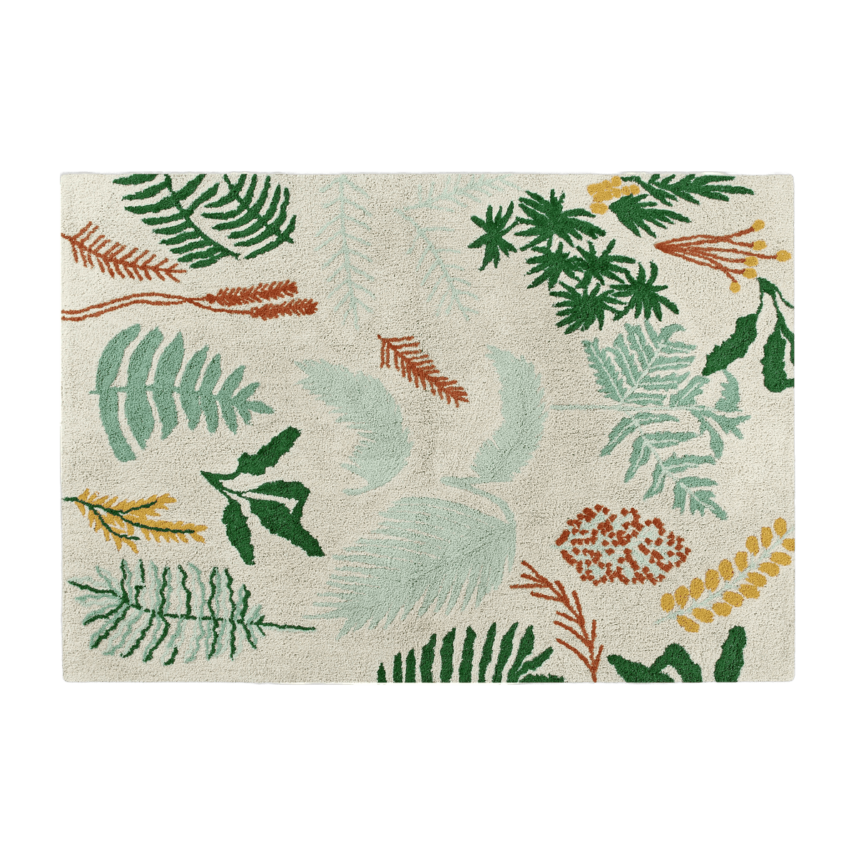 Tapis beige 140x200 cm Botanic Plants - Lorena Canals - The Cool Republic