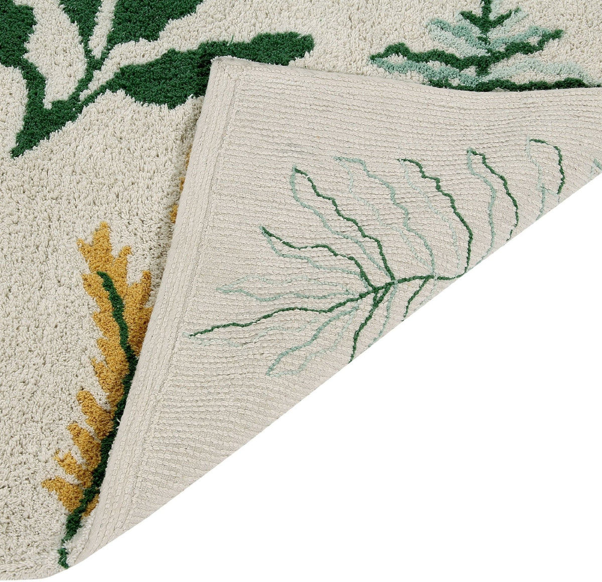 Tapis beige 140x200 cm Botanic Plants - Lorena Canals - The Cool Republic