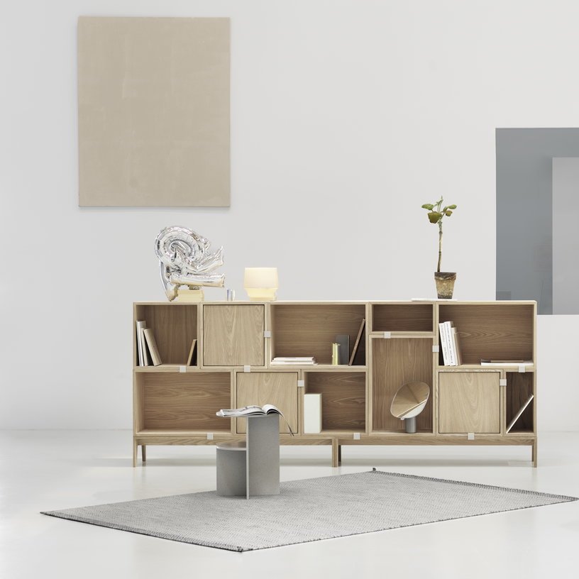 Tapis blanc cassé 140x85 cm Ply - Muuto - The Cool Republic