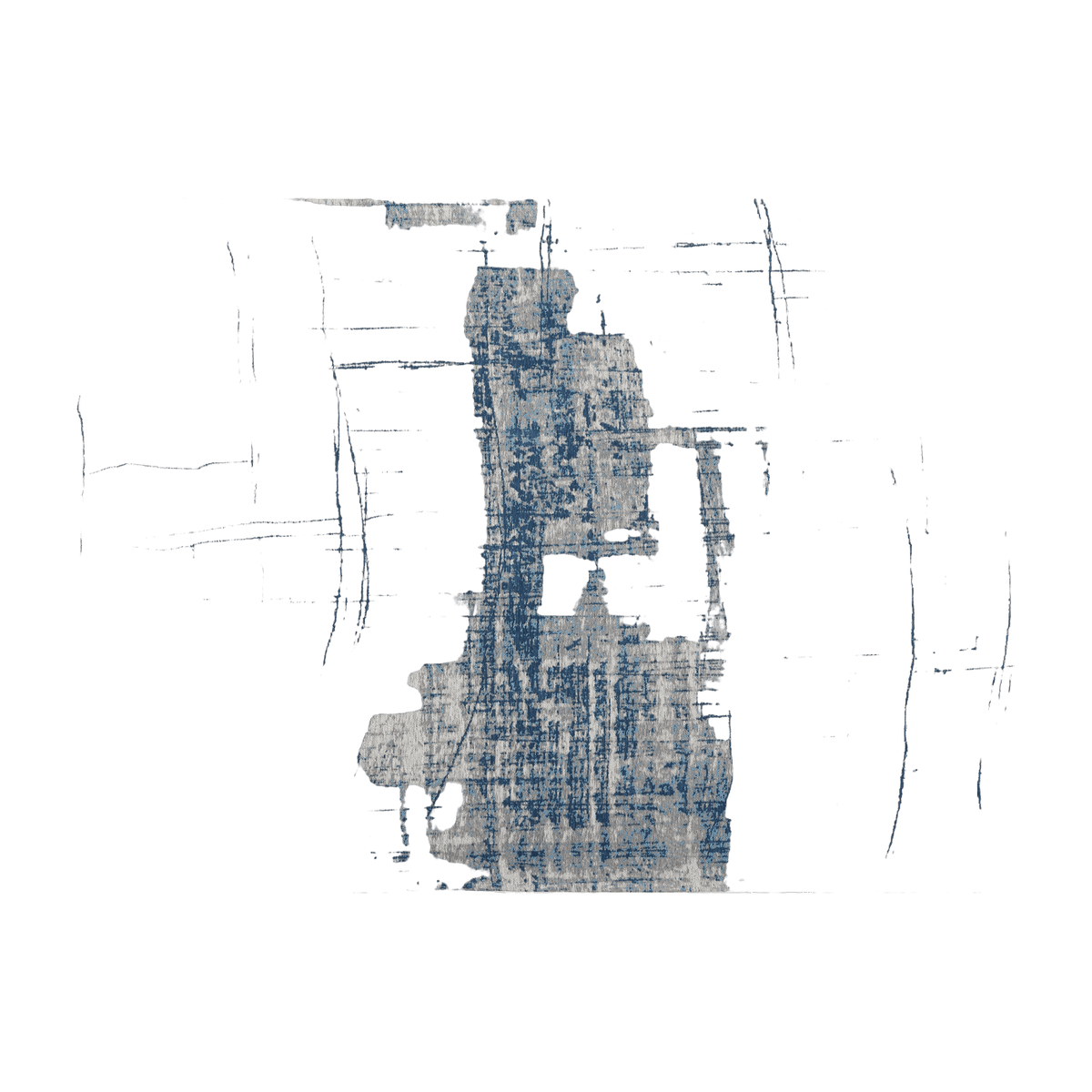 Tapis bleu 200x280 cm Raggio di Luna - Meme Design - The Cool Republic