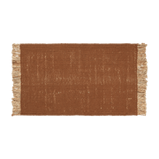 Tapis brique en jute 80 x 50 cm Block Mat - Ferm Living - The Cool Republic