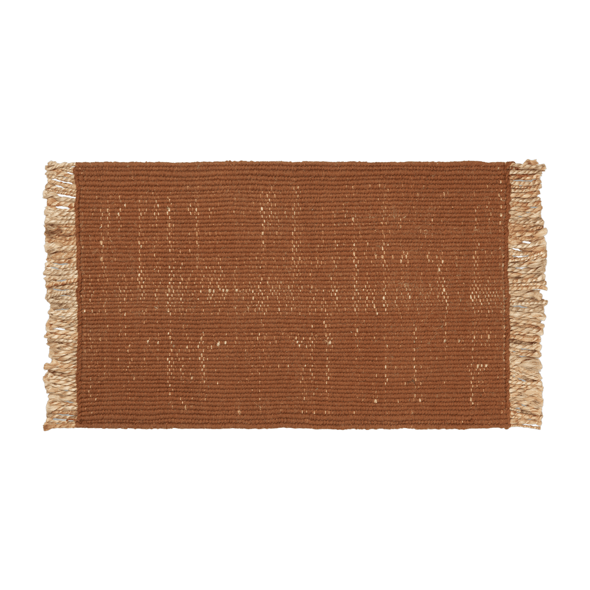 Tapis brique en jute 80 x 50 cm Block Mat - Ferm Living - The Cool Republic