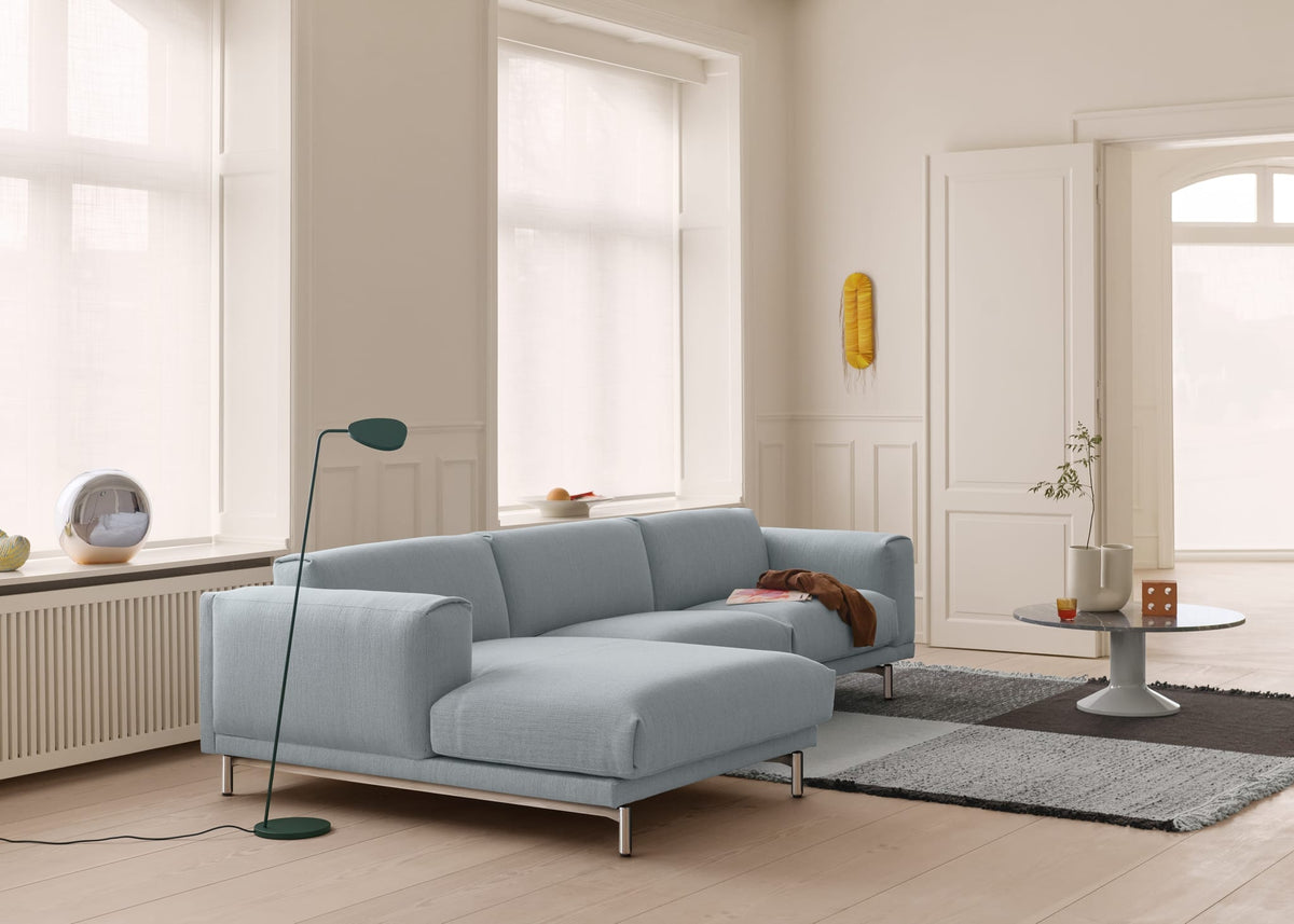 Tapis carré en laine grise et marron 258x258cm Verso - Muuto — vue 5
