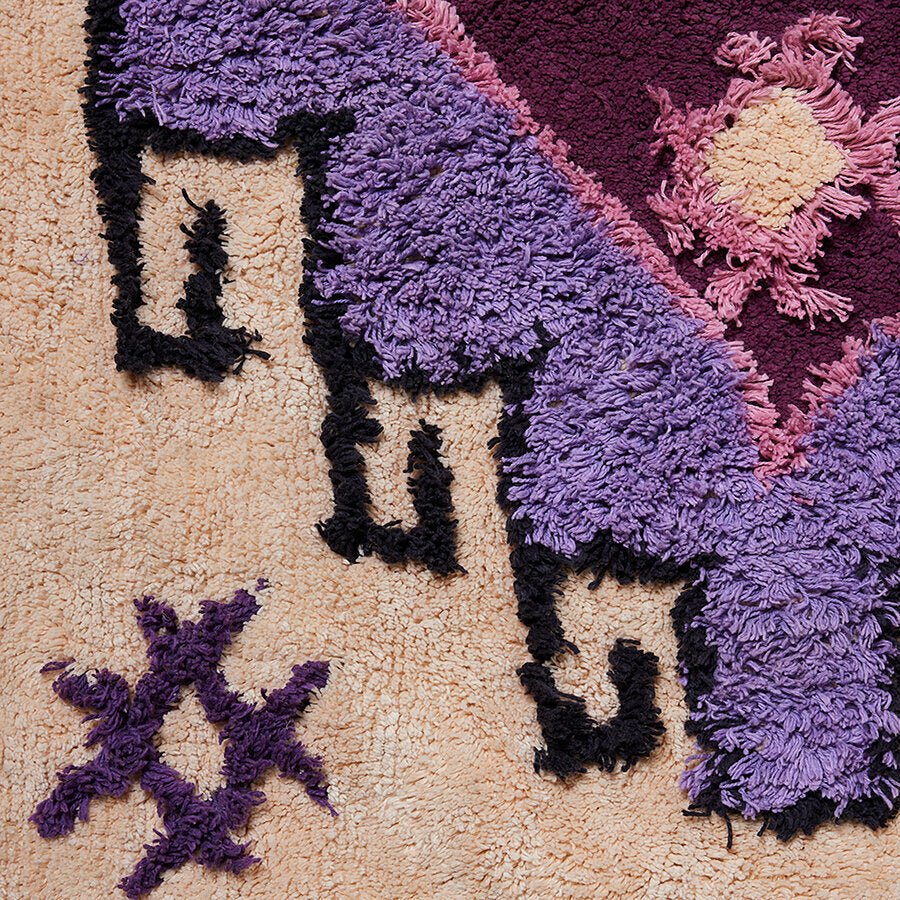 Tapis de bain bohème 90 x 175 cm - HKliving - The Cool Republic