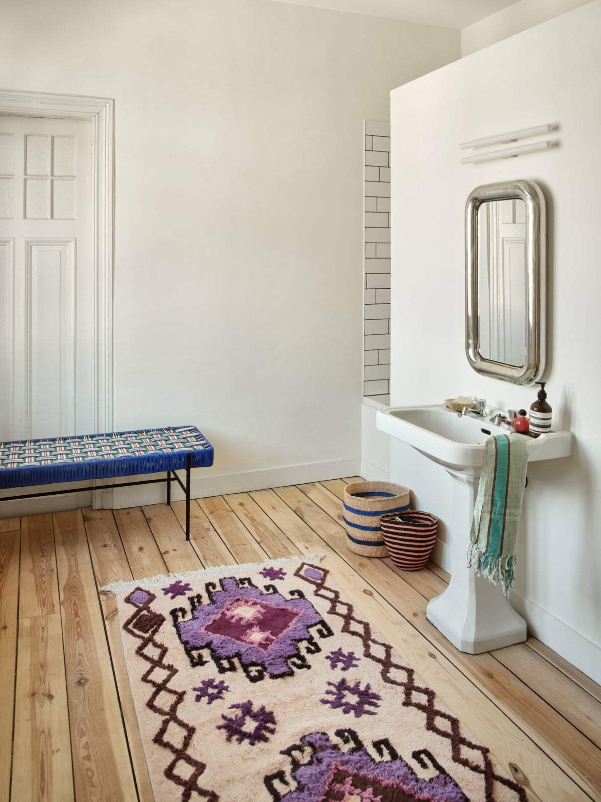 Tapis de bain bohème 90 x 175 cm - HKliving - The Cool Republic