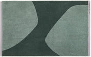 Tapis de bain en coton vert thym Rock - Mette Ditmer - The Cool Republic