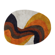 Tapis de bain Retro Swirl (90X120Cm) - HKLIVING - The Cool Republic