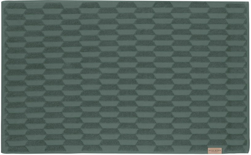 Tapis de bain vert pin 50 x 80 cm Geo - Mette Ditmer - The Cool Republic