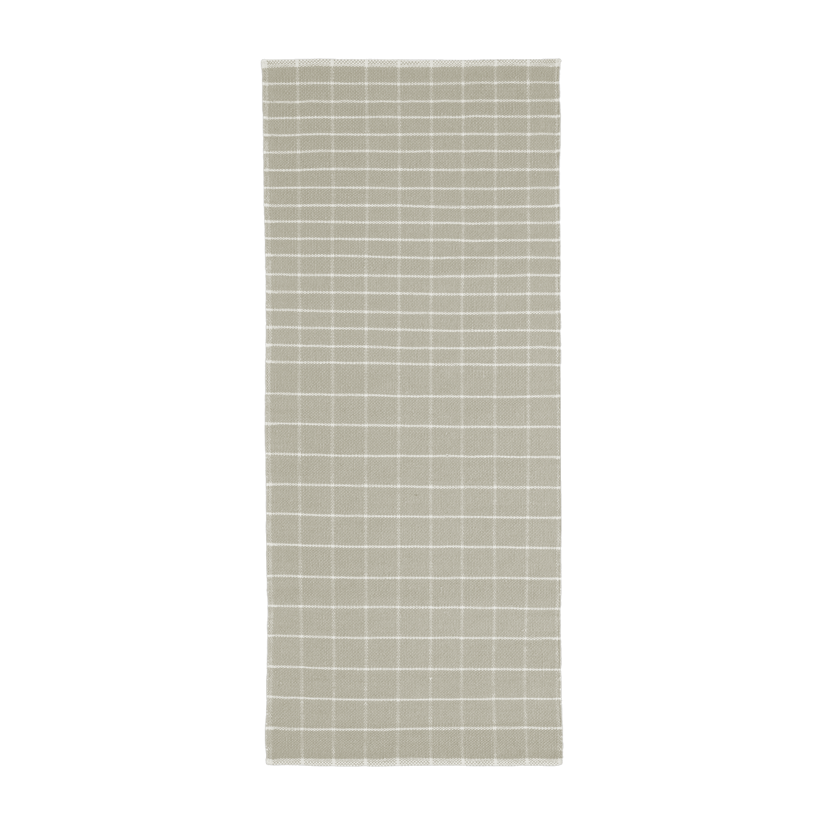 Beige polyester dhurrie hallway rug 80 x 160 cm Tiles 1 - Nanimarquina - The Cool Republic