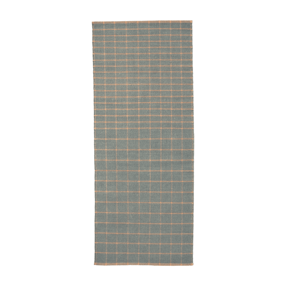 Grey polyester dhurrie hallway rug 80 x 160 cm Tiles 4 - Nanimarquina - The Cool Republic