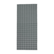 Tapis de couloir dhurrie en polyester gris foncé 80x160 cm Tiles 2 - Nanimarquina - The Cool Republic