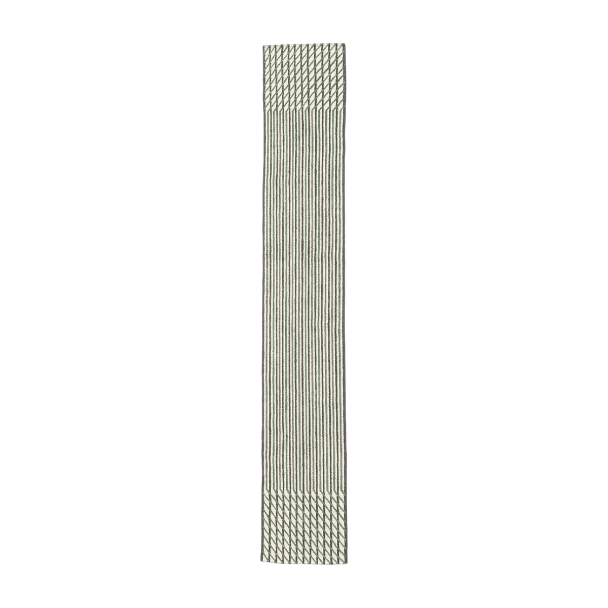 Tapis de couloir kilim en laine noir 75x400 cm Blur - Nanimarquina - The Cool Republic