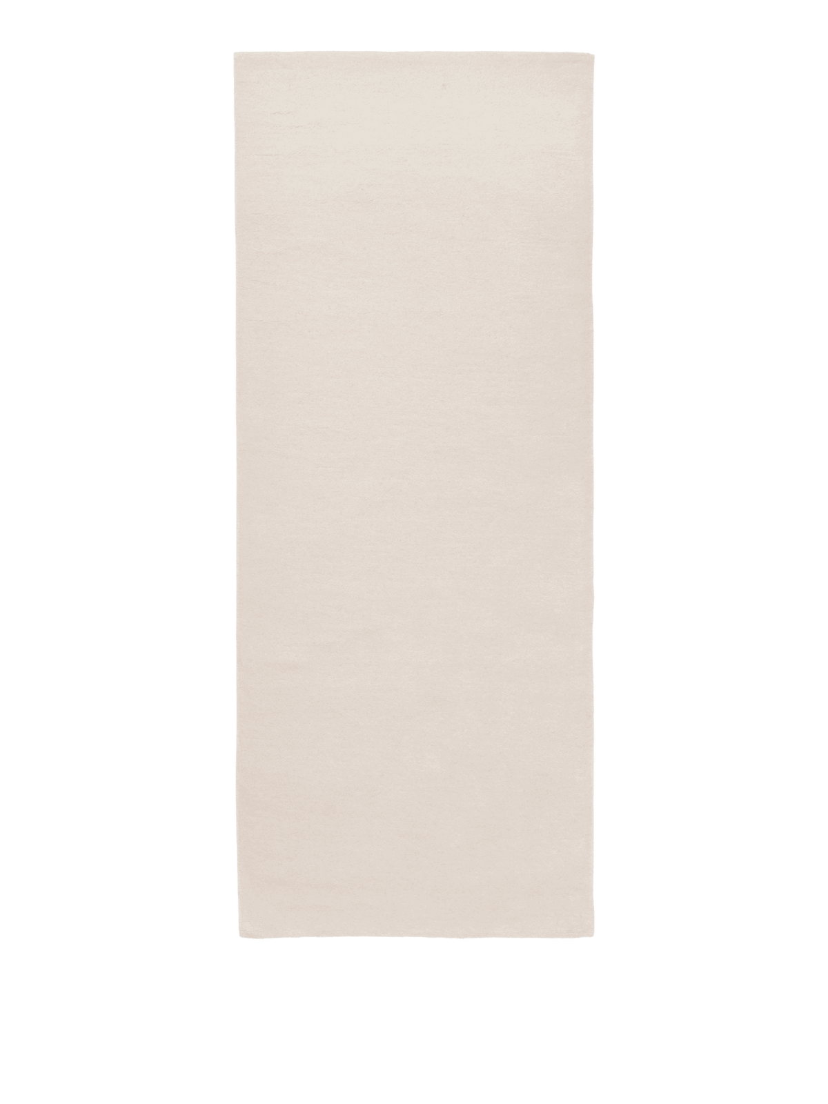 Tapis de couloir rectangulaire en laine tufté blanc 80 x 200 cm Stille - Ferm Living - The Cool Republic