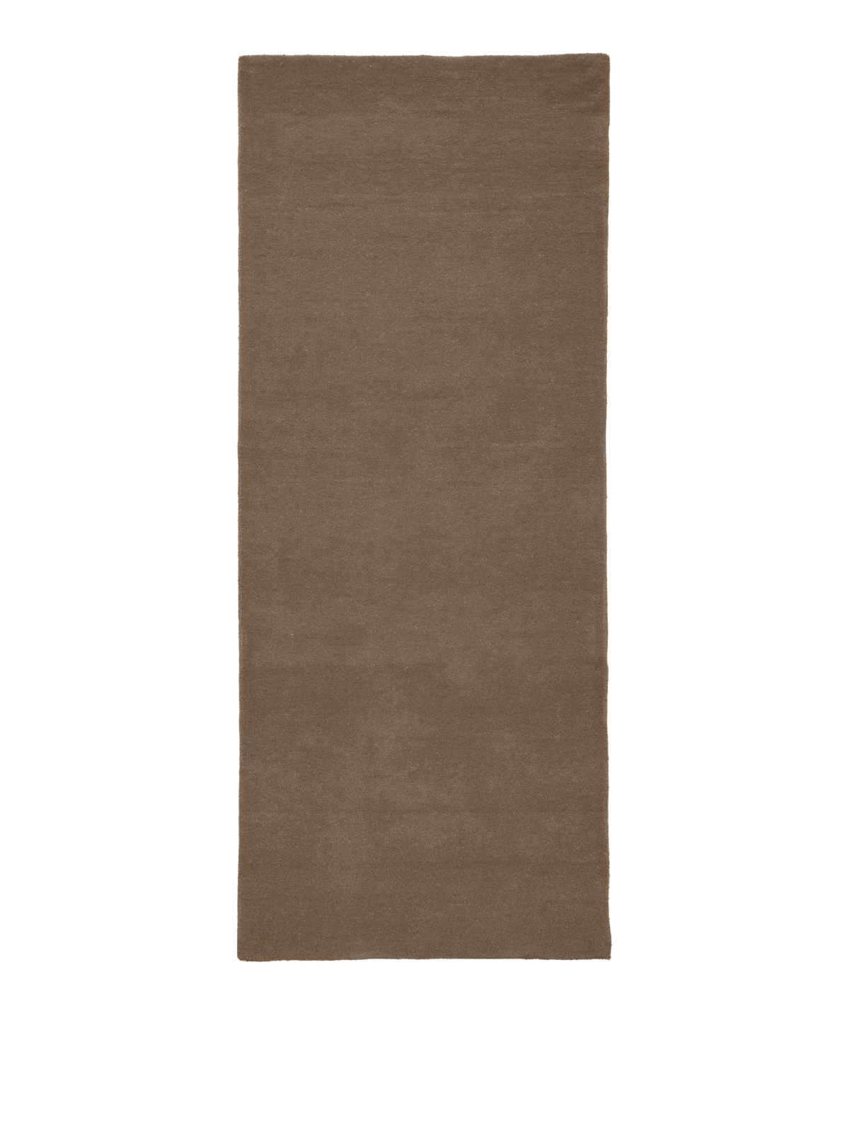 Tapis de couloir rectangulaire en laine tufté marron clair 80 x 200 cm Stille - Ferm Living - The Cool Republic