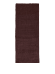 Tapis de couloir rectangulaire en laine tufté marron foncé 80 x 200 cm Stille - Ferm Living - The Cool Republic