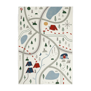 Tapis de jeu pour enfant en polypropylène 123x180 cm Little Camper - Nattiot - The Cool Republic