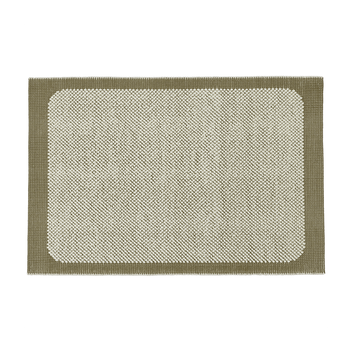 Tapis de laine kaki 170x240 cm Pebble - Muuto - The Cool Republic
