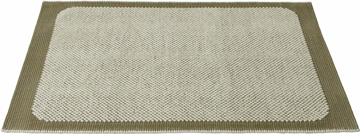 Tapis de laine kaki 200x300 cm Pebble - Muuto - The Cool Republic