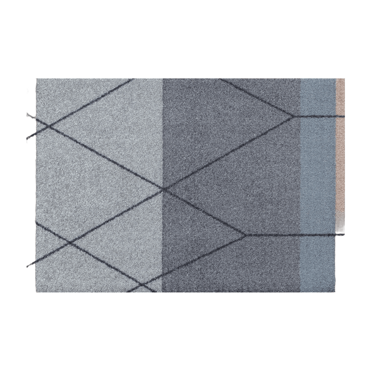 Entrance carpet anthracite 55 x 80 cm Linea - Mette Dittmer - The Cool Republic