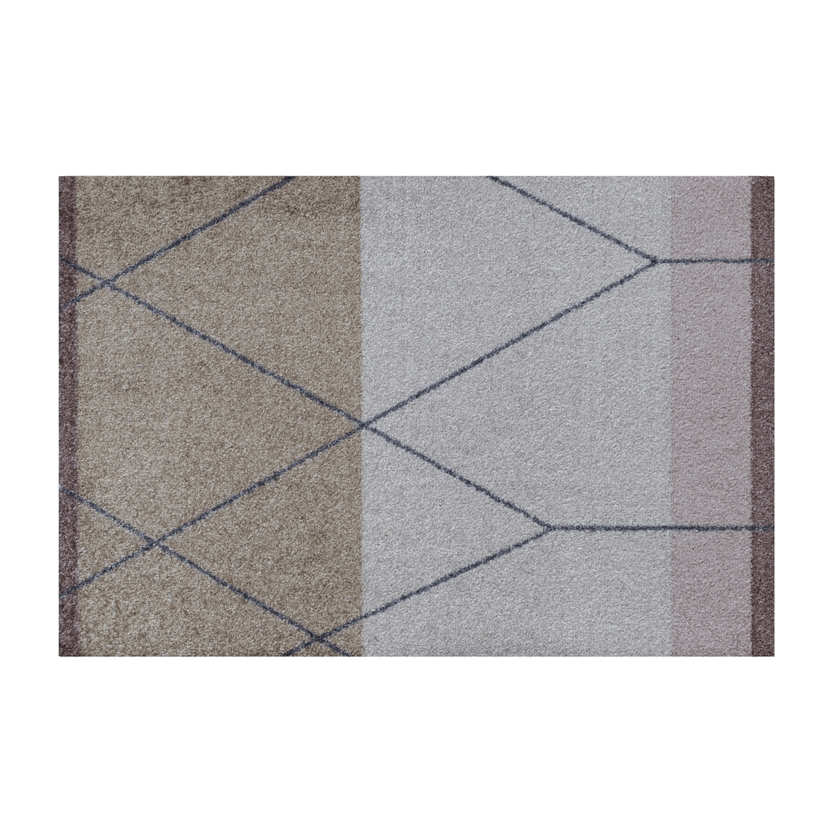 Entrance mat sand 55 x 80 cm Linea - Mette Dittmer - The Cool Republic