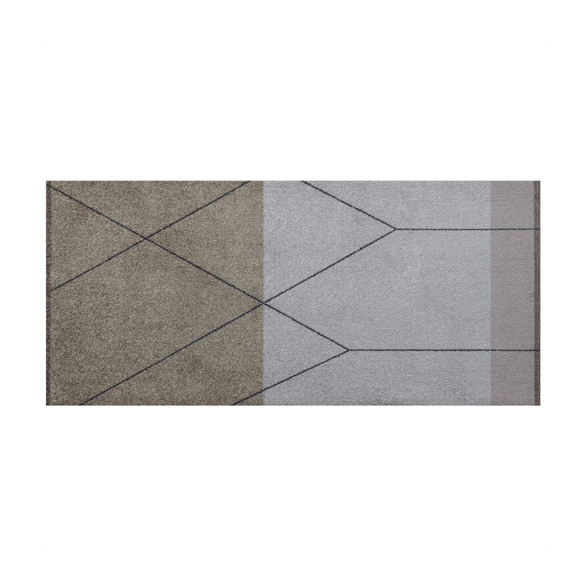 Entrance mat sand 70 x 150 cm Linea - Mette Dittmer - The Cool Republic