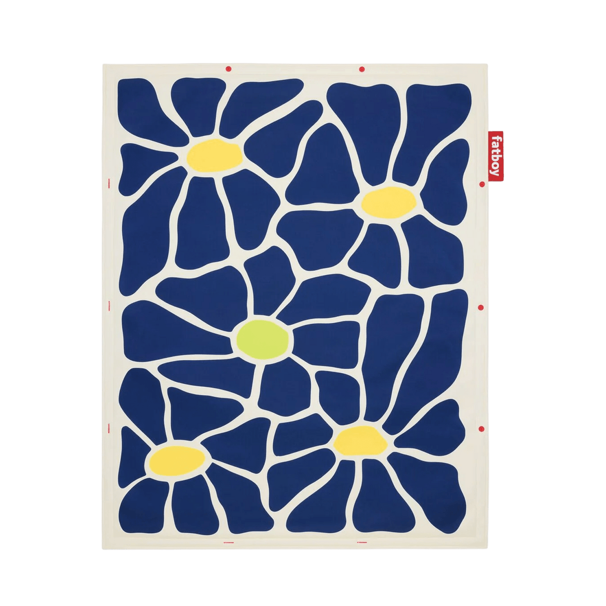 Tapis d'extérieur en thermoplastique bleu marine 140x180cm Flying - Fatboy - The Cool Republic