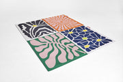 Tapis d'extérieur en thermoplastique vert 140x180cm Flying - Fatboy - The Cool Republic