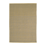 Rectangular outdoor rug dhurrie woven à la gray/orange 200x300 cm Tiles - Nanimarquina - The Cool Republic