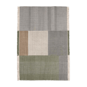 Outdoor rectangular rug dhurrie woven à la hand salvia 250x350 cm Tres - Nanimarquina - The Cool Republic