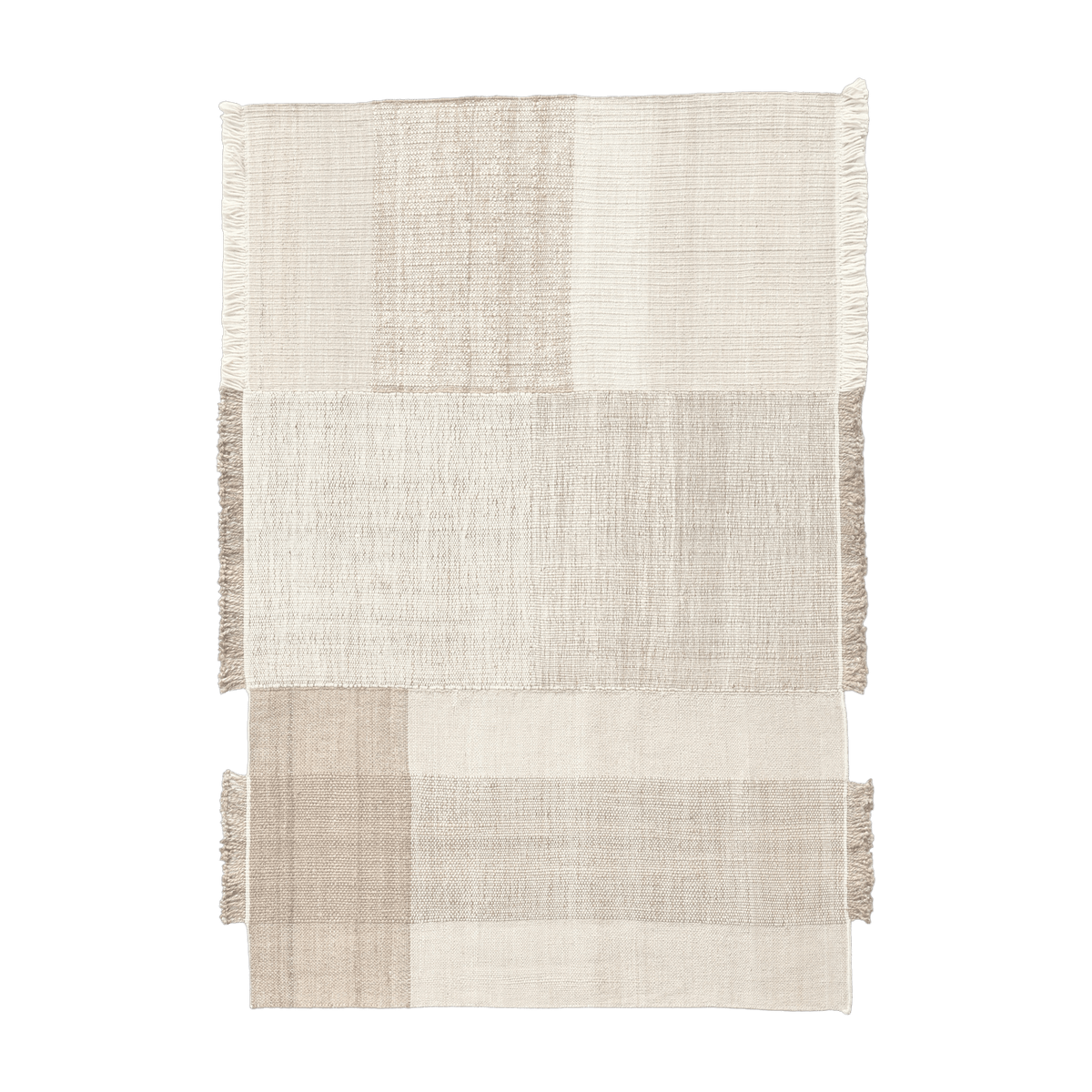 Beige jute dhurrie rug 300 x 400 cm Tres - Nanimarquina - The Cool Republic