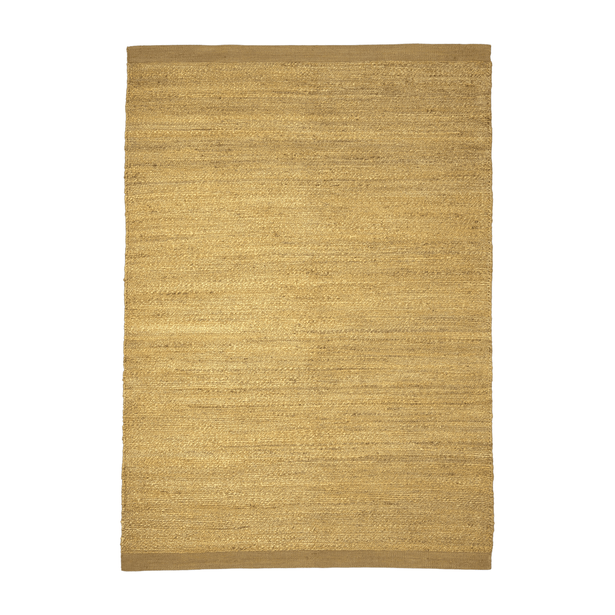Yellow jute dhurrie rug 170 x 240 cm Herb - Nanimarquina - The Cool Republic