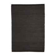Tapis dhurrie en jute noir 170x240 cm Herb - Nanimarquina - The Cool Republic