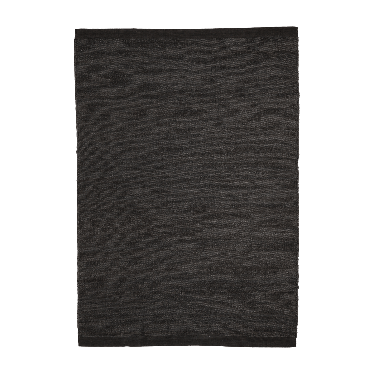 Tapis dhurrie en jute noir 170x240 cm Herb - Nanimarquina - The Cool Republic