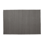 Grey wool dhurrie rug 200 x 300 cm Nomad - Nanimarquina - The Cool Republic