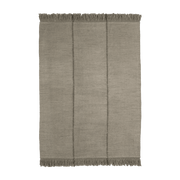 Stone-gray wool dhurrie rug 200 x 300 cm Mia - Nanimarquina - The Cool Republic