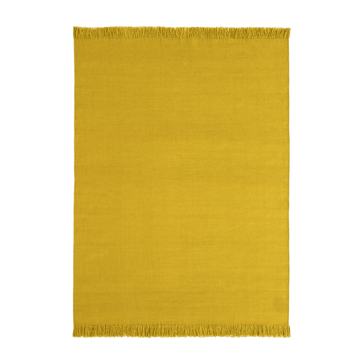 Tapis dhurrie en laine jaune nectar 200x300 cm Colors - Nanimarquina - The Cool Republic