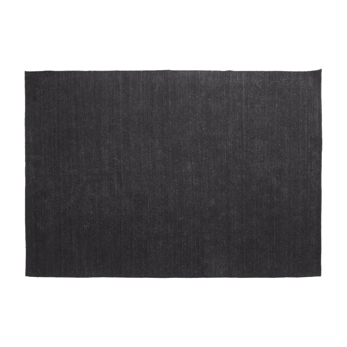 Tapis dhurrie en laine noir 170x240 cm Nomad - Nanimarquina - The Cool Republic