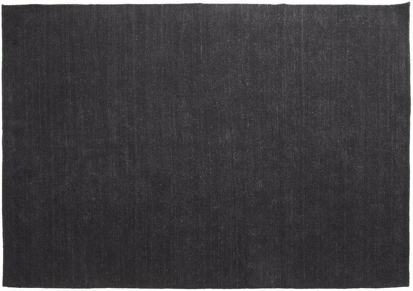 Tapis dhurrie en laine noir 170x240 cm Nomad - Nanimarquina - The Cool Republic