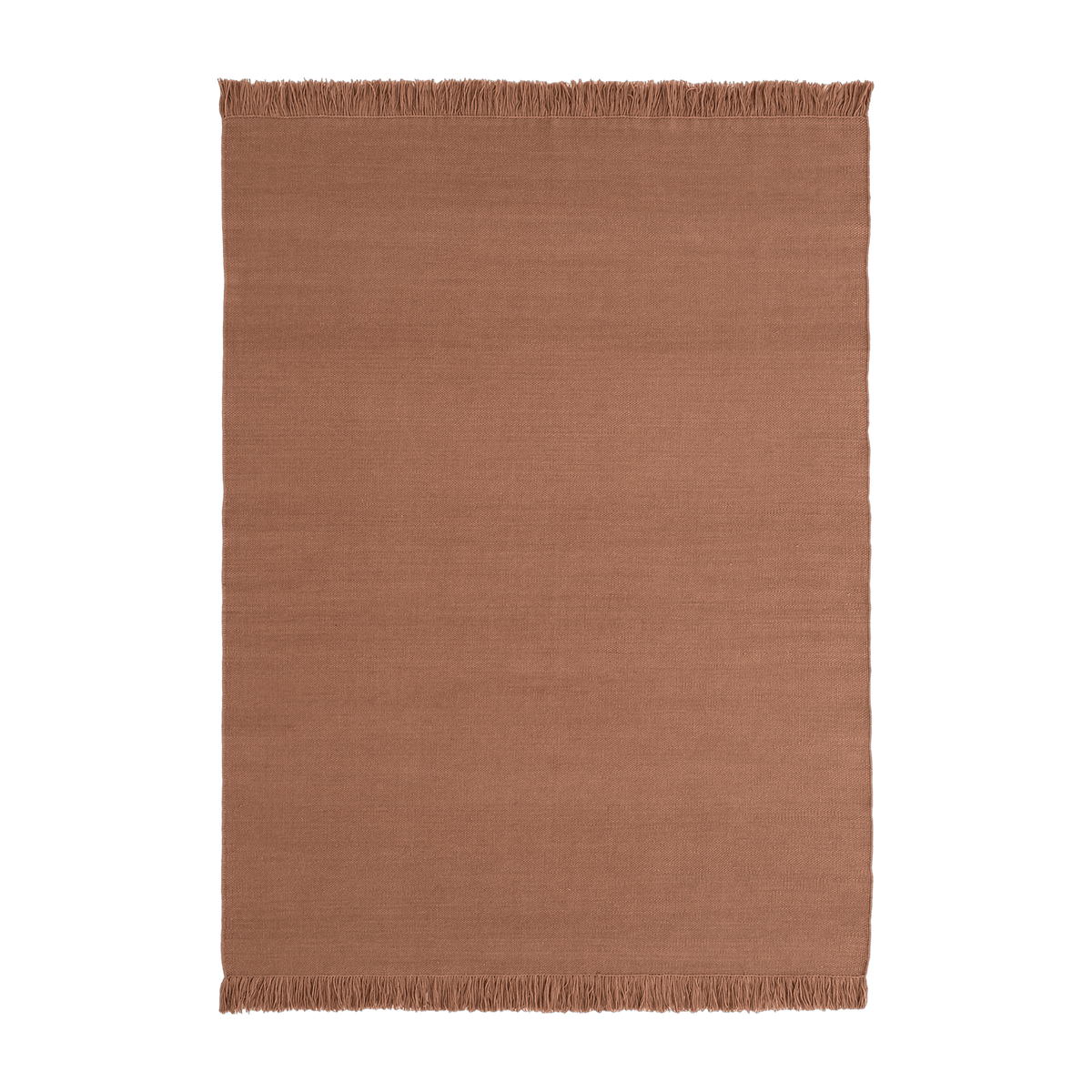 Tapis dhurrie en laine rose blush 170x240 cm Colors - Nanimarquina - The Cool Republic