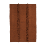 Brick-red wool dhurrie rug 200 x 300 cm Mia - Nanimarquina - The Cool Republic