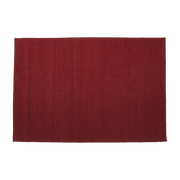 Garnet-red wool dhurrie rug 170 x 240 cm Nomad - Nanimarquina - The Cool Republic
