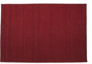 Tapis dhurrie en laine rouge grenat 170x240 cm Nomad - Nanimarquina - The Cool Republic